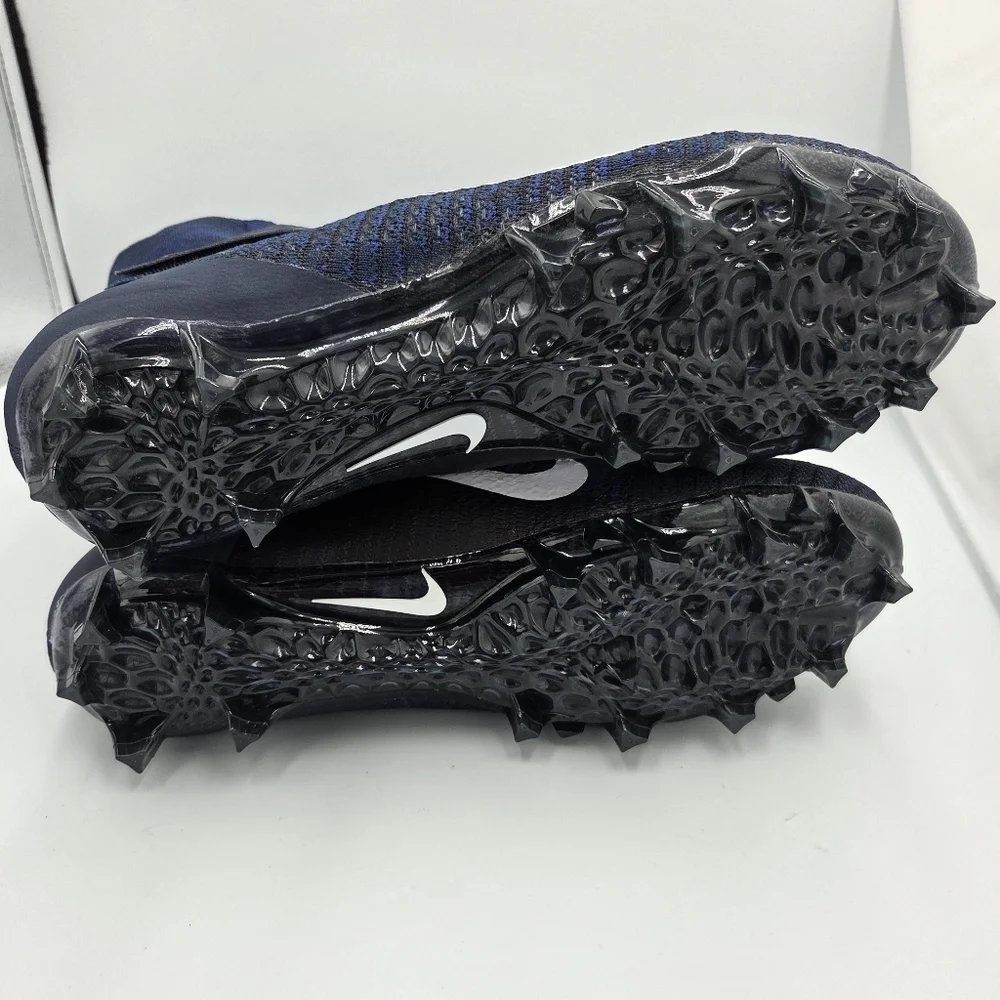 Nike Alpha Menace Elite 2 Flyknit Football CleatsMens 13.5 NWOT Navy BV 2077-401